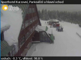 Imagen de vista previa de la cámara web Sporthotel Kurzovní pod Pradědem